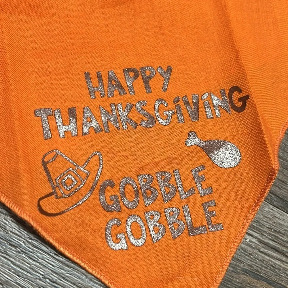 Dog Scarf: Happy Thanksgiving!